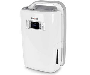 Duronic Dehumidifier DH20 Air Dehumidifier for clothes drying, Black Mould, Damp & Condensation Remover, Wardrobe, Bathroom, Small Bedroom, Utility Room 4L Tank, 20L in a Day
