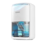 Duronic DH07 WE Mini Dehumidifier, 22.5W Compact Dehumidifier, Automatic Moisture Remover with 1L Tank Capacity, Quiet Home Dehumidifiers for Dust Allergies Asthma & Damp, Bedroom and Bathroom White