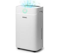Duronic DH201 Dehumidifier 20L Air Dehumidifier for Dust Allergies Asthma & Damp Mould 440W Quiet Home Dehumidifiers with 5.1L Tank, Child Lock, Timer