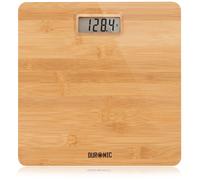 Duronic Digital Bathroom Scales BS503, Digital Scale for Bathroom, Weight Scale, Wooden Bathroom Scales, Digital Weighing Scale, Wood Electronic Scale