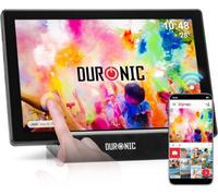 Duronic Digital Photo Frame PF1D BK Frameo 10.1” Electronic Photo Album 800x1200 WiFi Photoframe Tablet with Phone App Touchscreen Video Player Picture Frame for Birthday Engagement Gifts Family Black