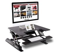 Duronic Sit-Stand Desk DM05D19 | Height Adjustable Office Workstation | 72x56cm