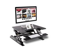Duronic Sit-Stand Desk DM05D19 | Height Adjustable Office Workstation | 72x56cm