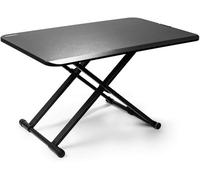 Duronic Dm05D24 Sit-Stand Desk Workstation, Desk Convertor, Manual Height Adjustable 5-40Cm, 74X47Cm Platform - Black