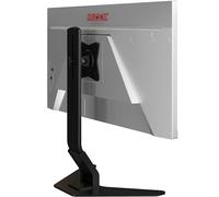 Duronic DM12D1 Monitor Arm Stand Low Profile, 17-30 inch Single LCD LED Desk Mount Bracket with Tilt and Swivel (Tilt +15°/-15°,Rotate 360°) (DM12D1)