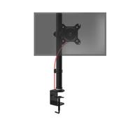 Duronic Single Monitor Arm DM151X1 Height Adjustable Monitor Stand Riser Clamp for 13”-32” PC screens Monitors Desk Mounts with VESA Monitors Mount with 8kg capacity Stand for Desk Gaming