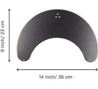 Duronic Dm25D Stand Base For Desk Mount, Alternative Mounting Solution For Duronic Dm15 Dm25 Dm35 Dm453 Poles