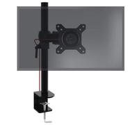 Duronic DM351X1 Single Monitor Arm Stand for 13-27" PC Screen, VESA 75/100 Desk Mount With 10kg Capacity for Home Office Work