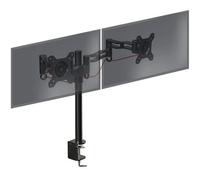 Duronic Monitor Arm Stand BLACK DM352[BK] | Double PC Desk Mount | Aluminium | H