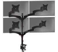 Duronic DM454 Quad Monitor Stand for Four 15-27