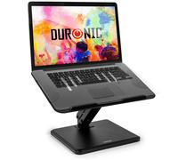 Duronic DML125 Laptop Stand, Adjustable Height Laptop Stand, Tilting Laptop Mount Arm, Tablet Stand Riser for Desk