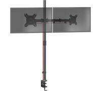Duronic Dual Monitor Arm Stand DMT152, Double PC Desk Mount, Extra Tall 100cm Po