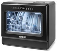 Duronic Dw10 Table Top Dishwasher 5L Electric Countertop Dish Washer 5 Cycles For Quick Eco Cleaning Plates Glass Cutlery Fruit