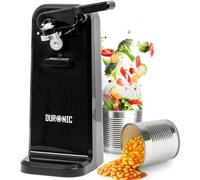 Duronic Electric Can Tin Opener Co40 3 In 1 Including Bottle Opener And Blade Sharpener For Arthritis Or Limited Mobility