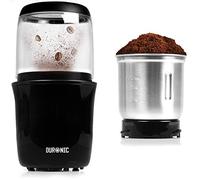 Duronic Electric Coffee Grinder CG250, Spice Grinder Machine, Stainless Steel Blades Grinders, Fast Dry Mini Removable Grinding Mill Pot for Coffee Beans, Nuts, Seeds, Spices, Flax, Black