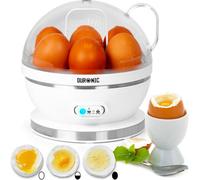Duronic Electric Egg Boiler Eb27 We Steamer For Eggs Egg Boiler Machine Egg Poacher Machine For 7 Soft Medium Hard Boiled Eggs