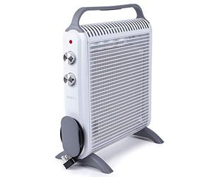 Duronic Electric Heater HV180 Oil Free Convection Heaters, Micathermic Panel Heaters, Portable Radiator with Mica Panels Convector Radiators for Heating up Homes, Bedrooms, Offices & Garage Spaces