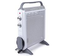 Duronic Electric Heater HV180 WE 2000W Oil Free Radiator Convection Heater Free Standing Radiator Mica Panel Heaters Portable Radiators with Micathermic Panels Convector for Home, Bedroom, Office