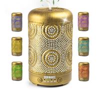 Duronic Essential Oil Diffuser AD, Electric Aroma Diffuser Compact Ultrasonic Aromatherapy Diffusers for Home Office Bedroom Spa with 7 LED Lights Oil Scented Humidifier for Relaxation Sleep (AD41)