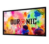 Duronic FFPS100/169 100" Freestanding Projector Screen, 100 Inch Wall Mountable HD Screen, 16:9 Ratio, White +1 Gain Factor (221x124cm/87x49in)