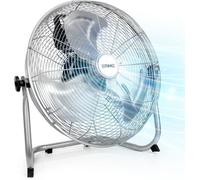 Duronic Floor Fan Fn16 Electric Cooling Fan Portable Lightweight Adjustable Tilt 4 Speeds Standing Fan For Home Bedroom Office Gym