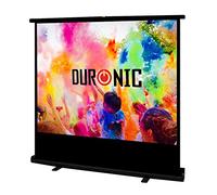 Duronic FPS100/43 100-Inch Floor Projector Screen | Portable floor stand, matte white screen, carry case with handle, stabilizer feet, 203 x 152cm