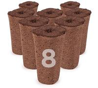 Duronic GLC8C Replacement Grow Pods for Hydroponic Growing System, Pack of 8 Planting pods, Seed Cup for the GHS37 and GHS48 Models