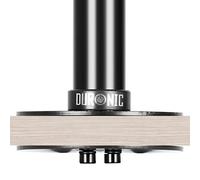 Duronic Grommet 1 for Monitor Arm Stand DM-GR-01 | Adaptor for Fixing Monitor Arm Bracket via a Hole in the Desk | Compatible with DM15, DM25, DM35 and DM45 Ranges | Black Steel