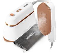 Duronic Hs90 We 2-In-1 Portable Travel Iron, Convertible Steam Iron, 2 Steam Functions, Compact And Lightweight, 1200W - White