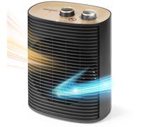 Duronic HV32 BK Electric Fan Heater 2in1 Portable Heater with Fan Compact 2kW...