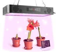 Duronic Hydroponic Growing System LED Grow Lights, Growth Lamp Systems, Seed Germination Kit, Indoor Garden Lamps for 7 Plants, Herbs, Seeds (Hanging Grow Light GLH60)