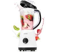 Duronic Jug Blender Bl16 1.5L 500W With Removable Blades Pulse Feature Smoothie Maker For Slushies Protein Shakes Baby Food Soups