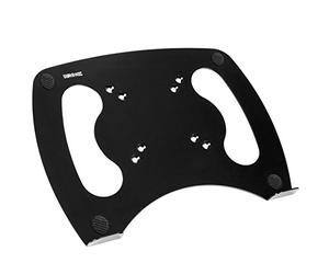 Duronic Laptop Attachment Stand DML2, Desk Mount Support Tray for Laptop, Tablet or MacBook, VESA 75/100, 8kg Capacity, Compatible with DM15 DM25 DM45 DM55 DM65 DMUSB DMDC DMG