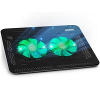 Duronic Laptop Cooling Pad Lc2 Ergonomic Cooler With 5 Quiet Cooling Fans Lightweight With Led Lights For Work Study Gaming
