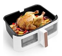 Duronic Large Drawer AFD1 WE LARGE DRAWER ONLY 2024 VERSION ONWARDS, 10L Drawer Specifically for the Duronic AF24 Air Fryer, One Big Sync Cook Cooking Tray for Dual Zone Air Fryer White