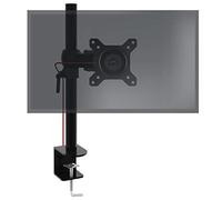 Duronic DM351X1 Single Monitor Arm Stand for 13-27" PC Screen, VESA 75/100 Desk Mount With 10kg Capacity for Home Office Work