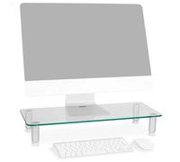 Duronic Monitor Stand Riser DM052-1 | Laptop and Screen Stand for Desktop | Clea