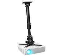 Duronic PB04XL Projector Mount | Projector Ceiling & Wall Mount | Multi-Fit Projector Bracket | Bracket for Video Projector |360° Rotation and Swivelling | Home Cinema | Load Capacity up to 13.6 kg