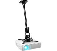 Duronic PB02XL Projector Mount, Ceiling/Wall Bracket, 10kg Capacity, Universal, Heavy Duty, Fittings Included, Rotate 360