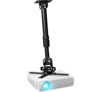 Duronic PB04XL Projector Mount, Ceiling/Wall Bracket, 13.6kg Capacity, Universal, Heavy Duty, Fittings Included, Rotate 360