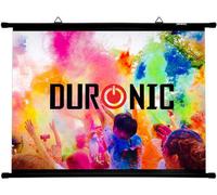 Duronic Projector Screen BPS50/43 | 50’’ Bar Projection Screen Size 102 x 76cm M