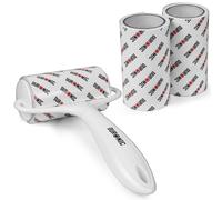 Duronic ROLL1X2 Lint Roller (60 Sheets) + 2 Refills, Extra Sticky Lint Remover for Fabric and Clothing, Pet Hair, Dust, Lint and Fluff