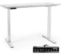 Duronic Sit Stand Desk Frame TM22WE | Electric Standing Office Table | Height Ad