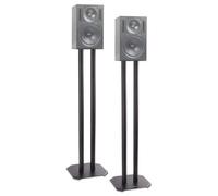 Duronic SPS1022/80 Pair of Speaker Stands - 80 cm Height - Weighable with Sand - Cones to Reduce Vibration - Universal Compatibility Hi-Fi Speakers/Stereo/Home Cinema 5.1