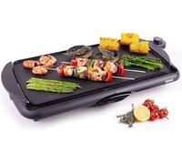Duronic Teppanyaki Grill Plate Gp20, Large Non-Stick Griddle, Countertop Electric Pan, 52X27Cm Indoor Bbq, Adjustable Temperature