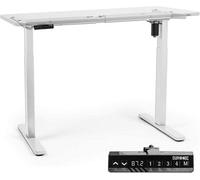 Duronic Tm12 We Sit Stand Desk Frame, Height Adjustable, Memory Function, Electric Single Motor/2 Stage - Base Frame Only - White