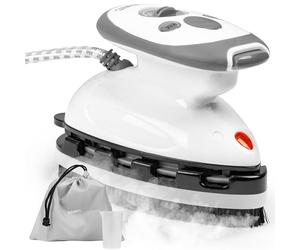 Duronic Travel Iron SI2 WE 375W Mini Irons with Variable Temperature Portable 50ml White Steam Iron For Holiday Quilting Crafts Compact Design for Travelling