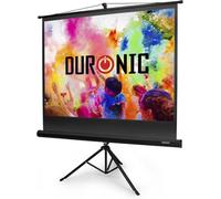 Duronic Tripod Projector Screen Tps86 86 Inch Standing Portable Movie Video Screen 4:3 For School Office Home Cinema With Stand