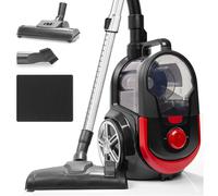 Duronic Vacuum Cleaner VC7020 Cylinder Vacuum Cleaners Crevice & Turbo Brush for Upholstery, Bagless Vac for Pet Hair, Carpets, Wood & Floor