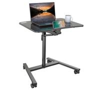 Duronic Wps37 Projector Stand/sit-Stand Desk, Multi-Use Video Projector Floor Table On Wheels, Adjustable Height/reach, 70X54Cm